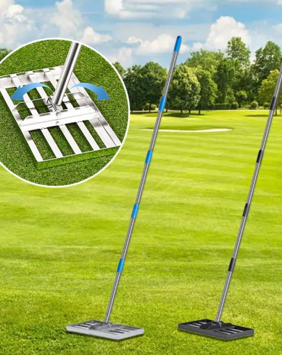 Professional Lawn Leveling Rake for Garden & Golf Course