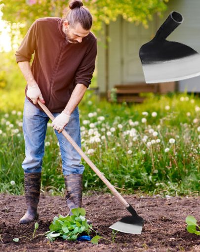 Heavy-Duty Steel Farm Gardening Weeding Hoe Head 50% OFF